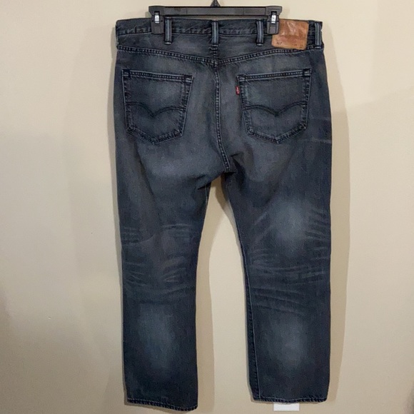 Levi’s 501 Button Fly Faded Black Jeans 38/30 - Picture 6 of 12
